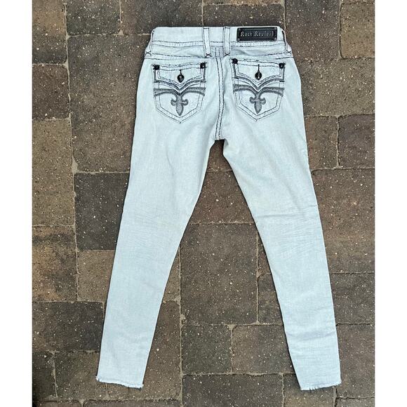 Rock Revival low rise ankle skinny jeans size26x29 - Picture 2 of 5